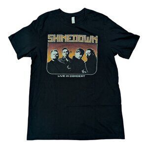 Shinedown Attention Attention Concert Tour Merch Two Sided Graphic Band Shirt L